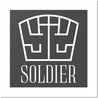 Soldier | White Posters and Art